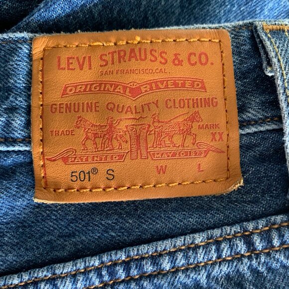 LEVI'S PREMIUM 501S SKINNY JEANS WOMENS W26 L30 - Picture 8 of 11